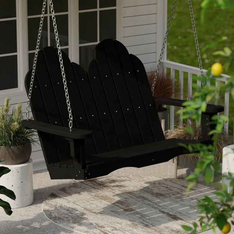 Classic Adirondack Porch Swing