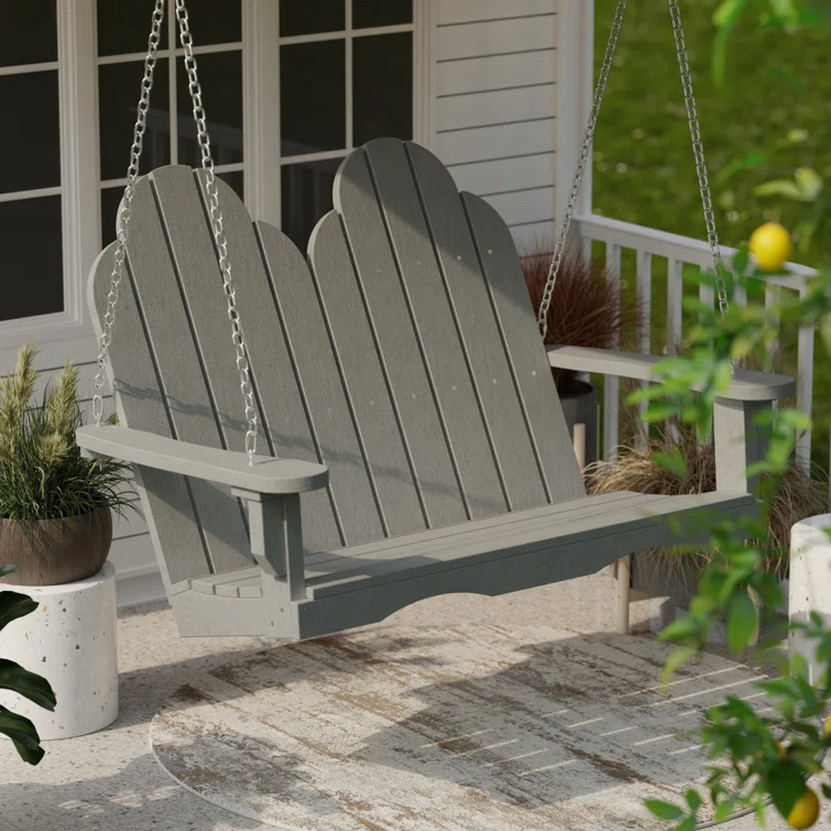 Classic Adirondack Porch Swing