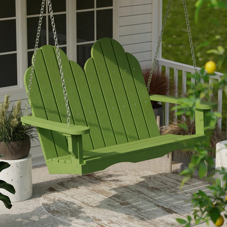 Classic Adirondack Porch Swing