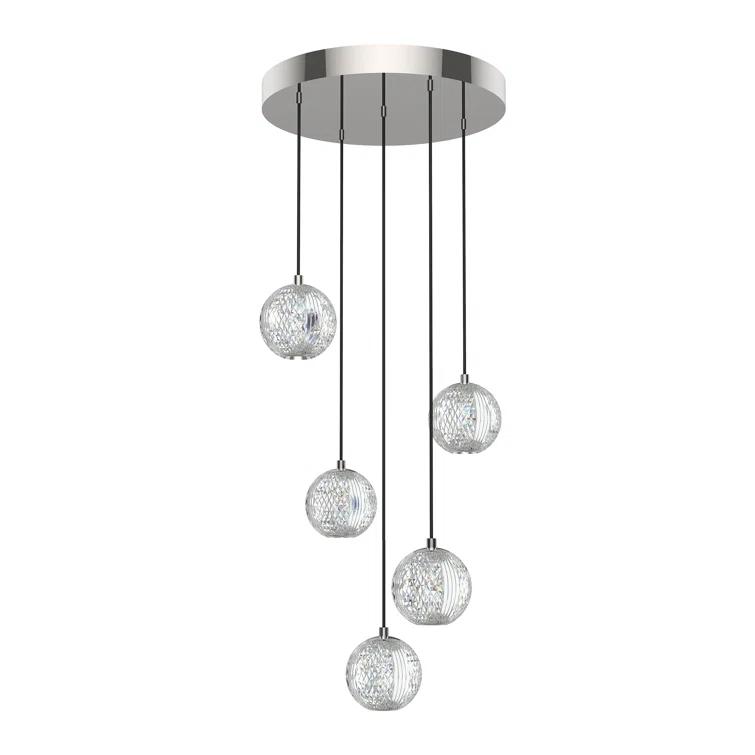 Marni 5 - Light LED Cluster Pendant