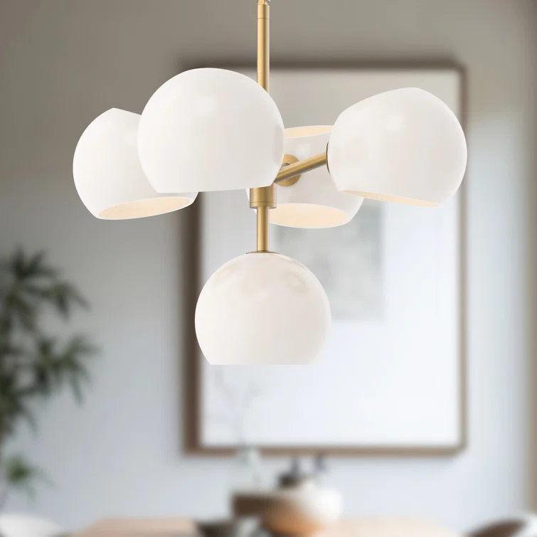 Willow 5 Light Metal Sputnik Chandelier