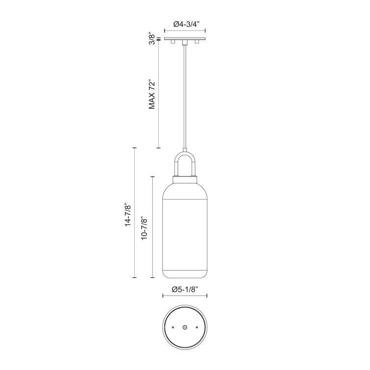 Soji 1 - Light Single Pendant