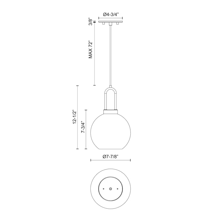 Soji 1 - Light Single Pendant