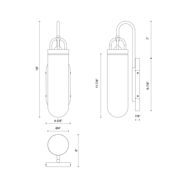 Santi Steel Wall Light