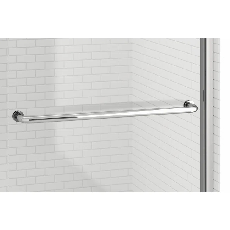 Rotolo 52" W x 70" H Semi Frameless Shower Door