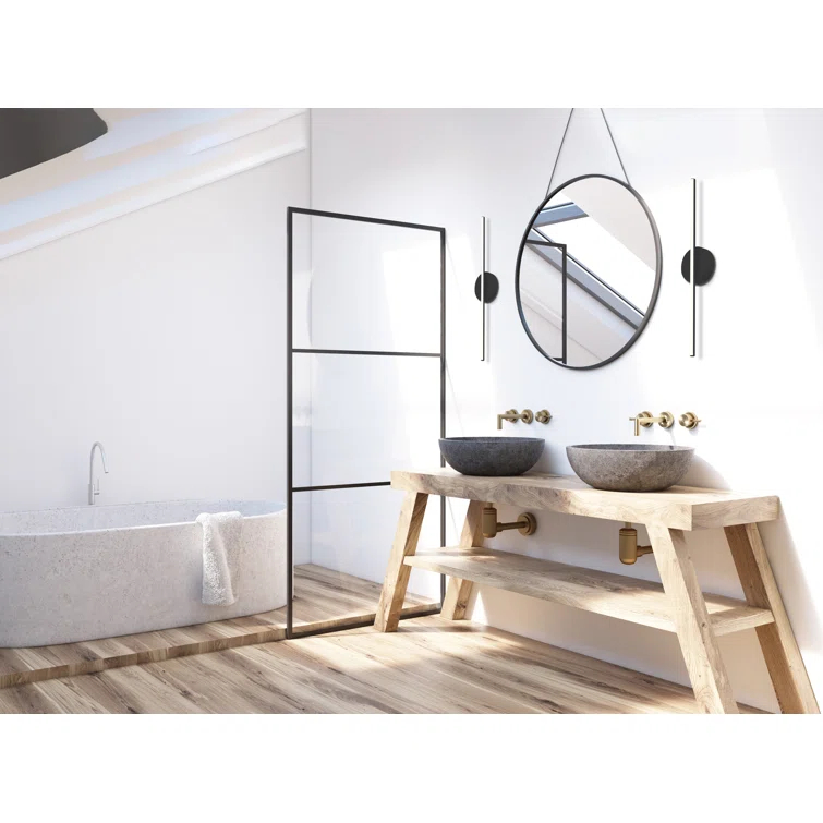 Chute Aluminum LED Wallchiere