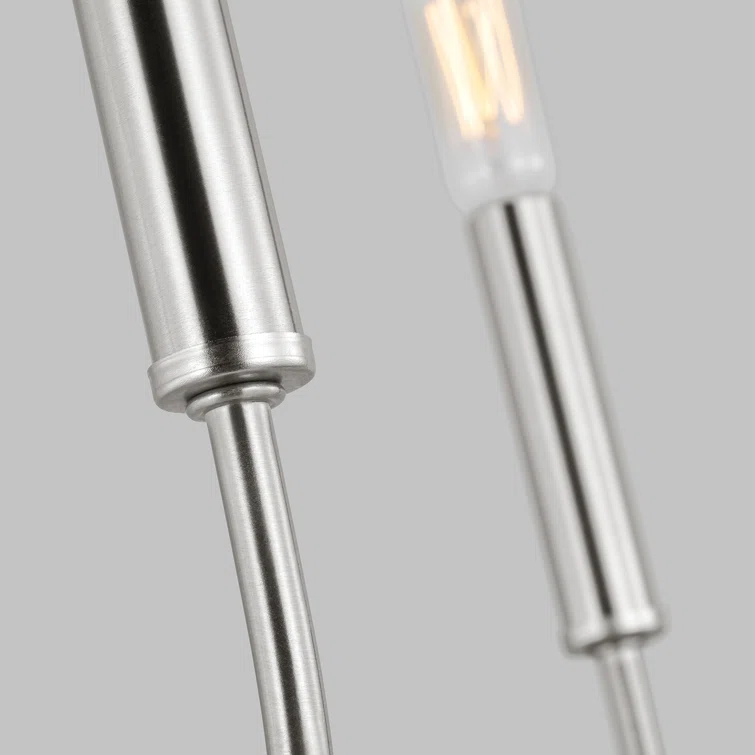 Greenwich 5-Light Brushed Nickel Candle Chandelier
