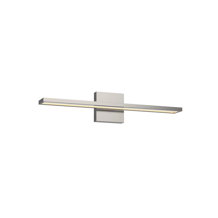 Brio 24-in 1 Light 22-Watt Brushed Nickel Integrated LED Vanity Light