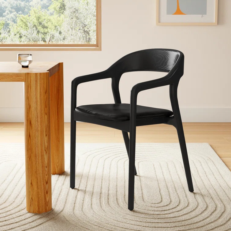 Kayla Leather Dining Armchair
