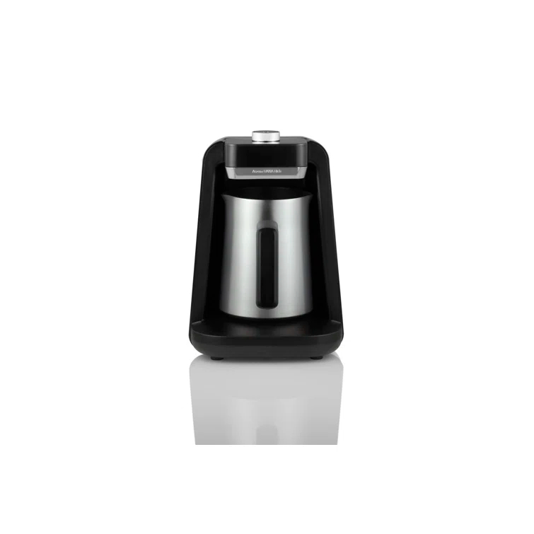 Arzum Okka Rich Spin Pro Turkish Coffee And Hot Beverage Maker, Velvetiser, Milk Frother, 120v, 5 Cups, Stainless Steel Cooking Pot