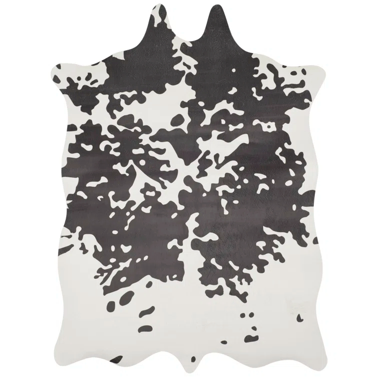 Faux Hide Animal Print Indoor Rug