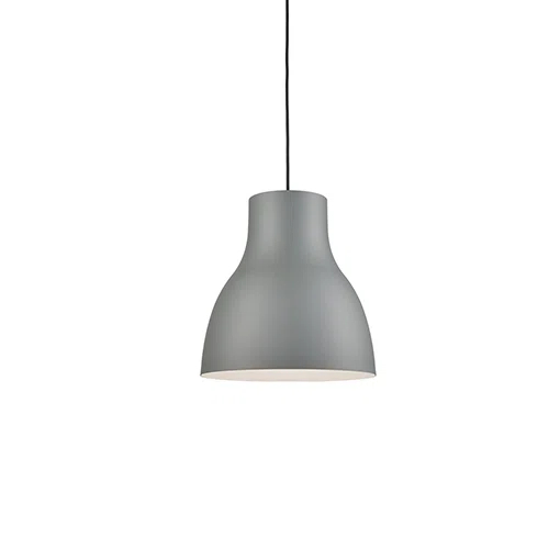 Gray Aluminum 16" Modern Pendant Light