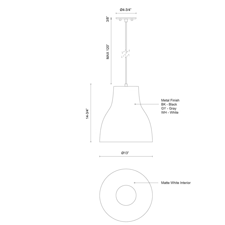 Cradle 1 - Light Single Pendant
