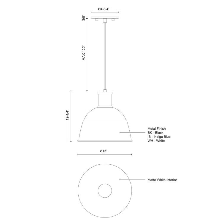 Irving 1 - Light Single Pendant