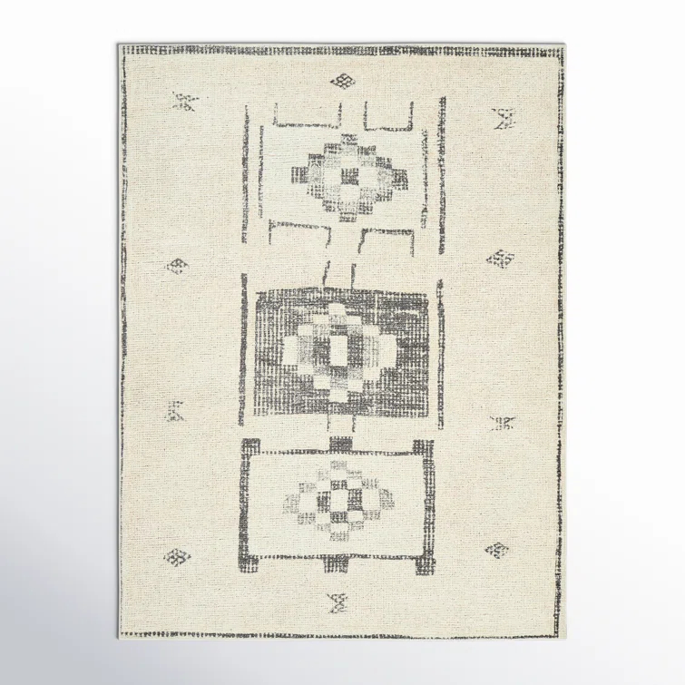 Becki Owens x Surya Solana Vintage Charcoal/Beige Area Rug