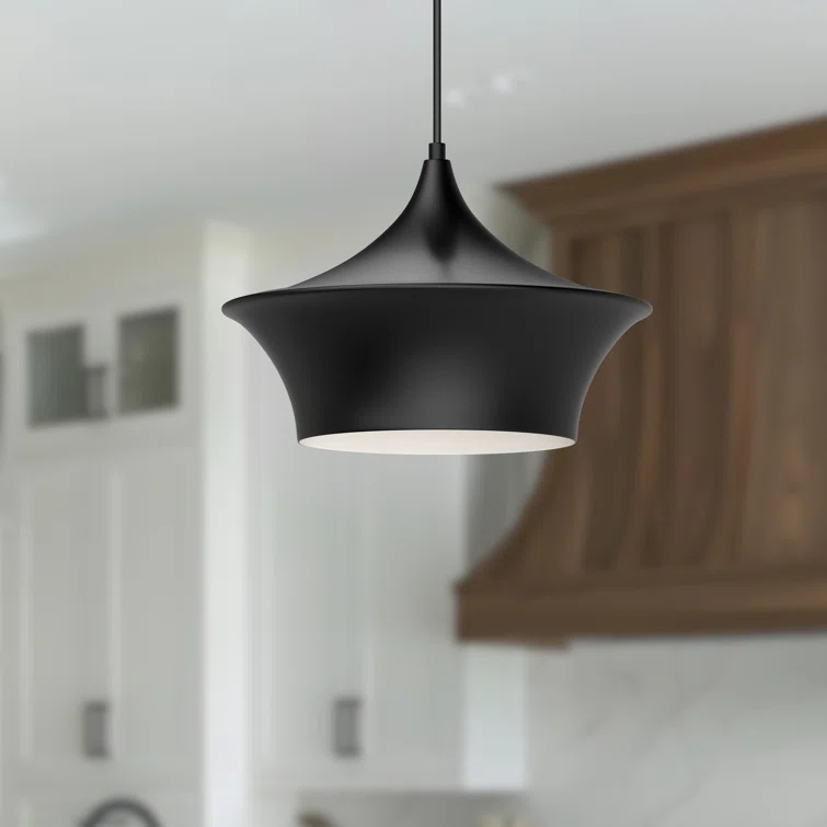 Alexia Single Light Metal Pendant