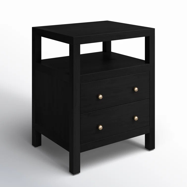 Nora 2-Drawer Wide Nightstand