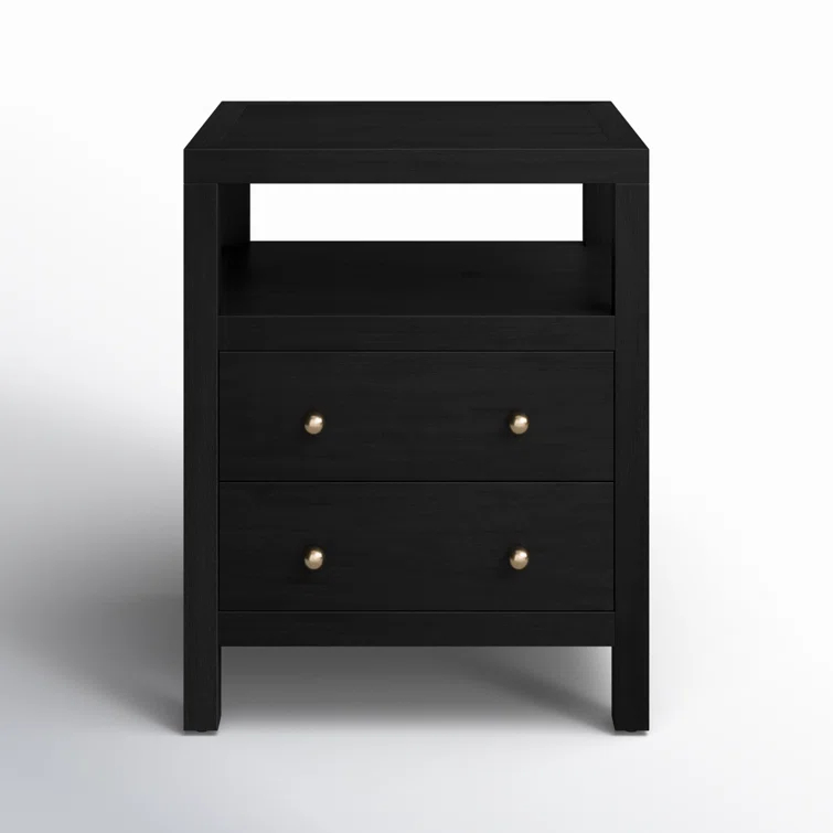 Nora 2-Drawer Wide Nightstand