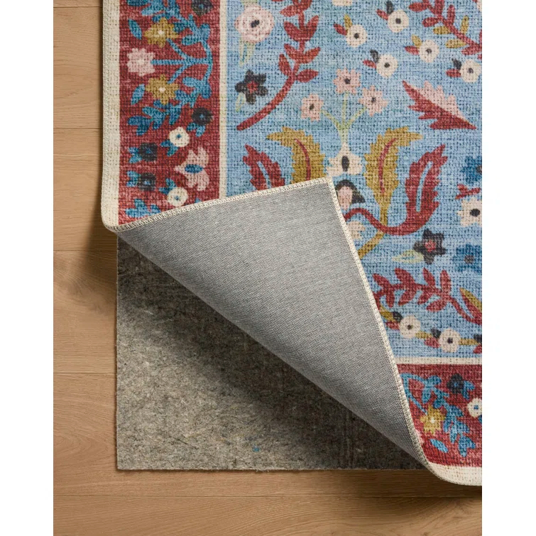 Rifle Paper Co. x Loloi Canopy Red / Blue Area Rug