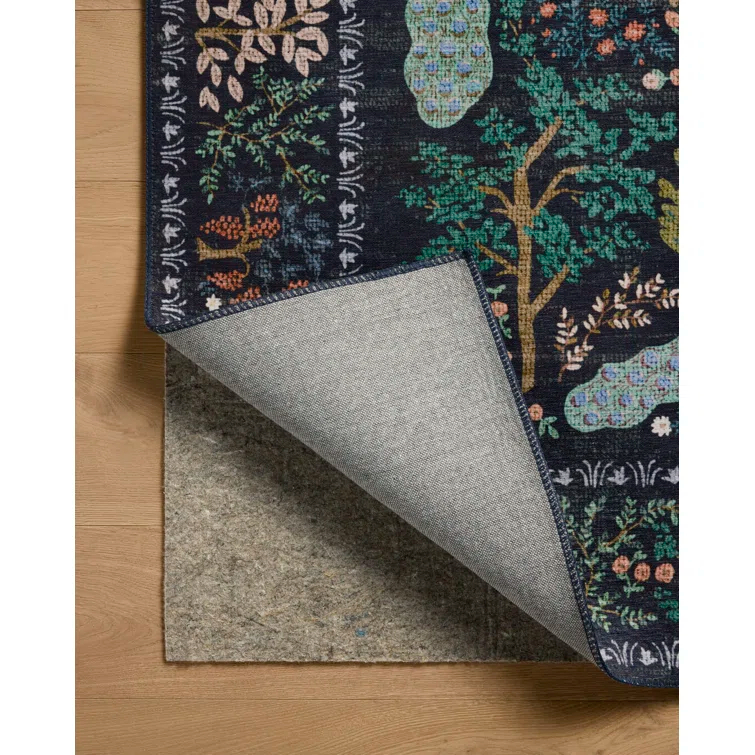 Rifle Paper Co. x Loloi Canopy Charcoal Area Rug