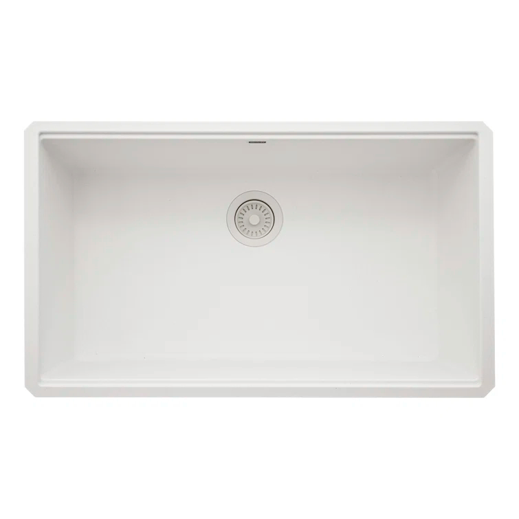 Ruvati 33-inch Undermount Workstation Granite Composite Kitchen Sink