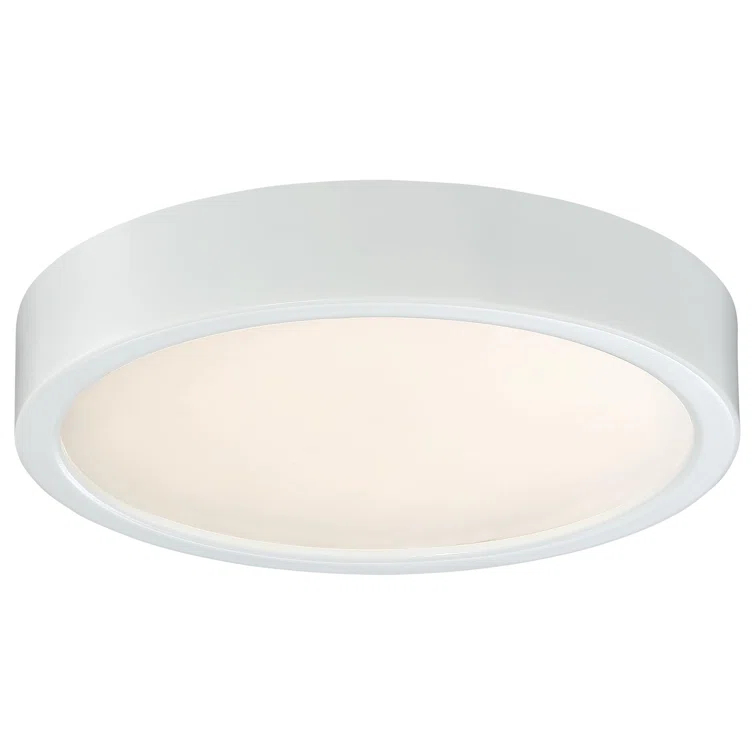 Hilmar Glass LED Flush Mount