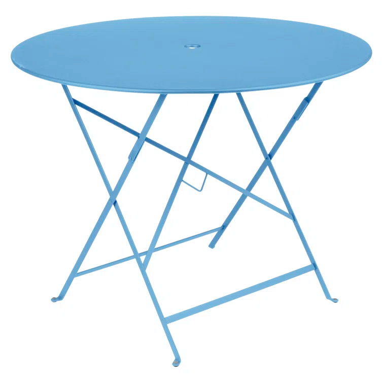 Bistro Round Metal Outdoor Folding Bistro Table