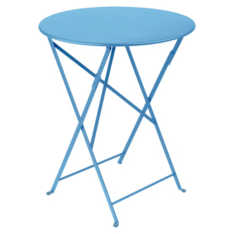 Bistro Round Metal Outdoor Folding Bistro Table