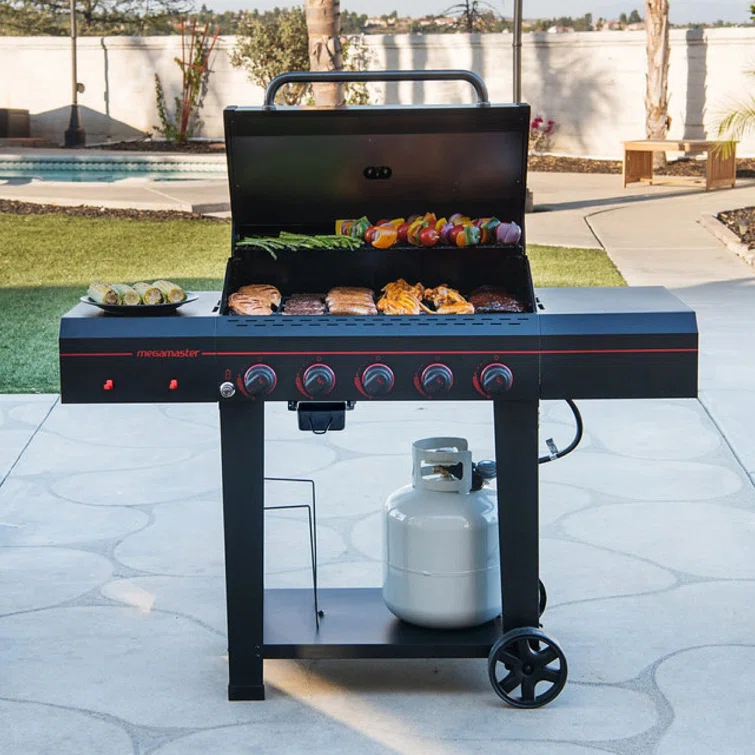 Megamaster 5 - Burner Liquid Propane Gas Grill
