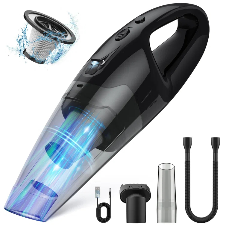Handheld Vacuum Cordless Rechargeable, Dust Busters Cordless Rechargeable With LED, USB Charge, 1.65Lbs Hand Vacuum, Hand Vacuums For Car/Home/Pet