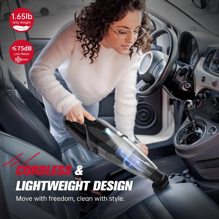 Handheld Vacuum Cordless Rechargeable, Dust Busters Cordless Rechargeable With LED, USB Charge, 1.65Lbs Hand Vacuum, Hand Vacuums For Car/Home/Pet