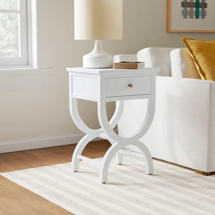 Floris End Table With Storage
