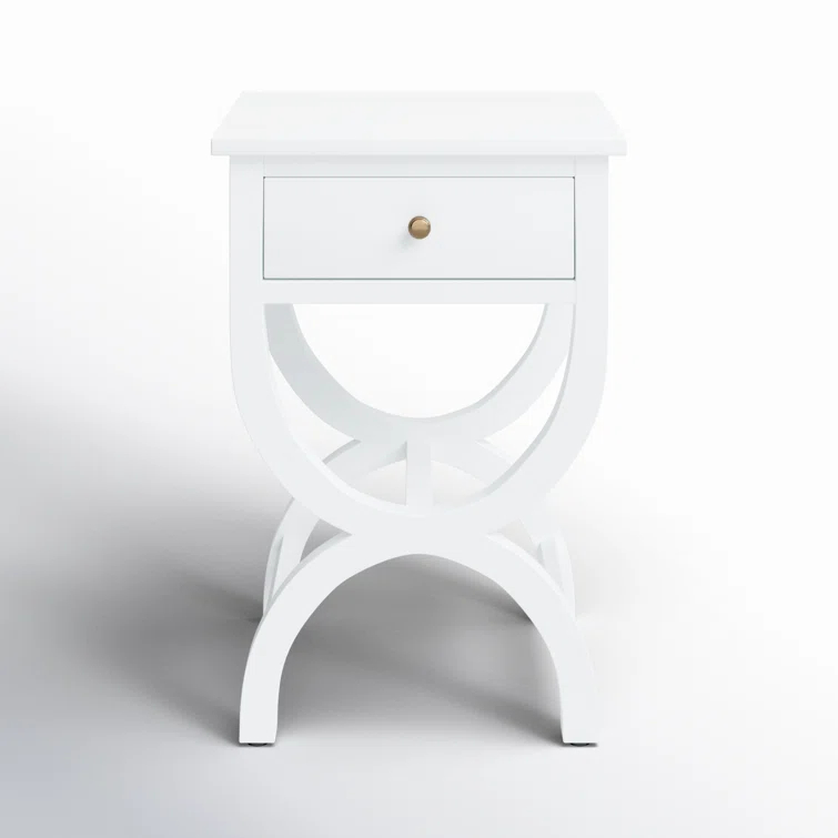 Floris End Table With Storage