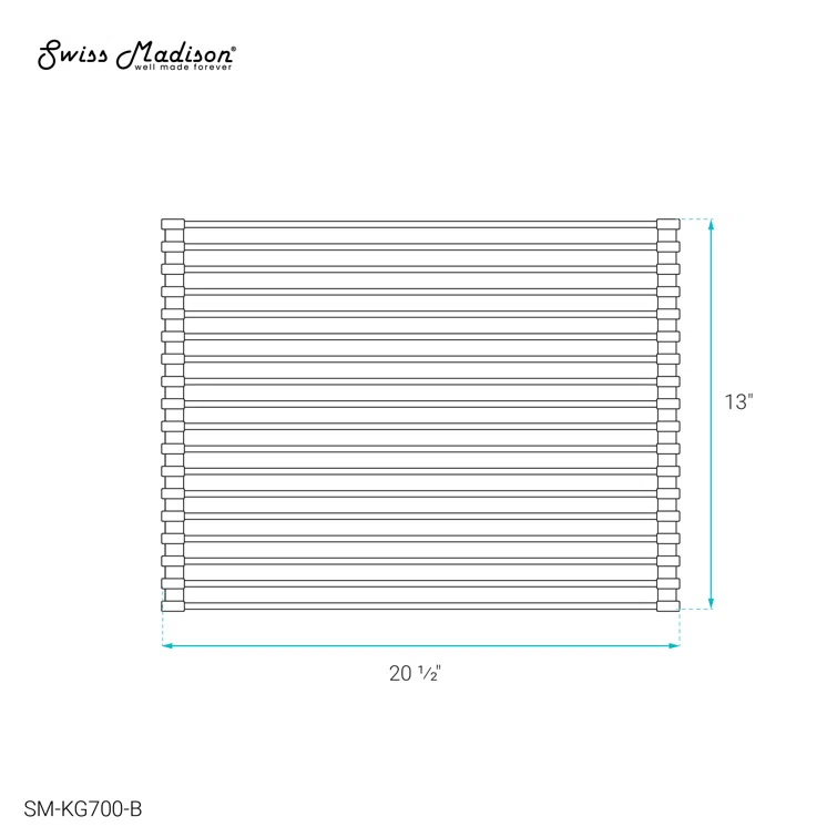 Swiss Madison 20" x 12" Kitchen Sink Grid