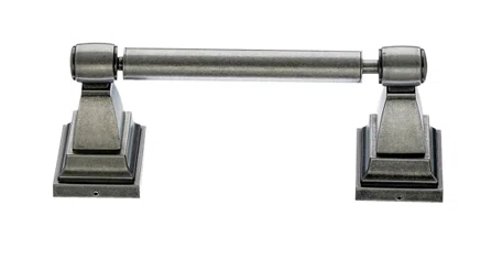 Polished Nickel Transitional Wall Mounted Toilet Paper Holder