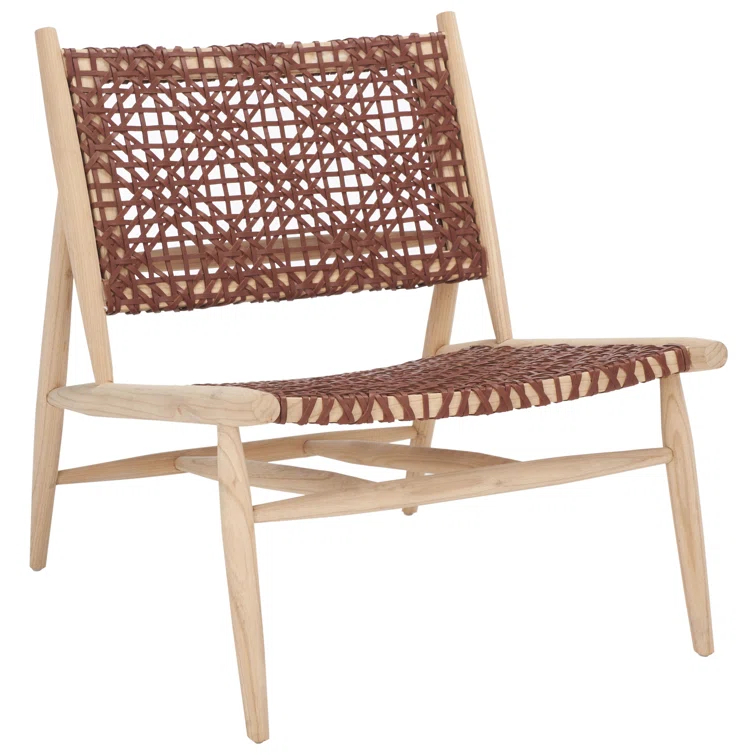 Kazbah Genuine Leather Side Chair