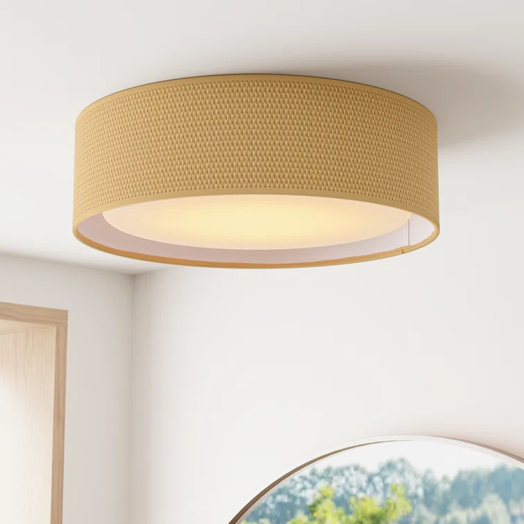 Jessalyn 3 Light Acrylic LED Flush Mount