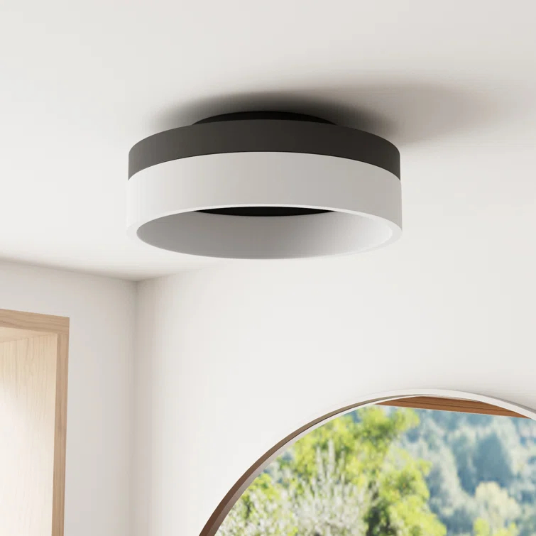 Danica Single Light Acrylic LED Flush Mount