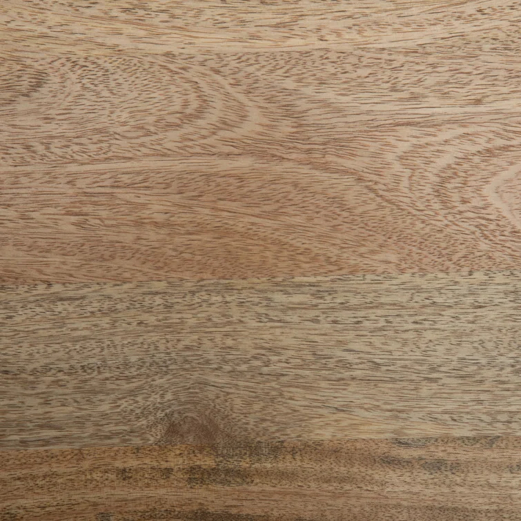 Hunter Solid Mango Wood Dining Table, Industrial Style