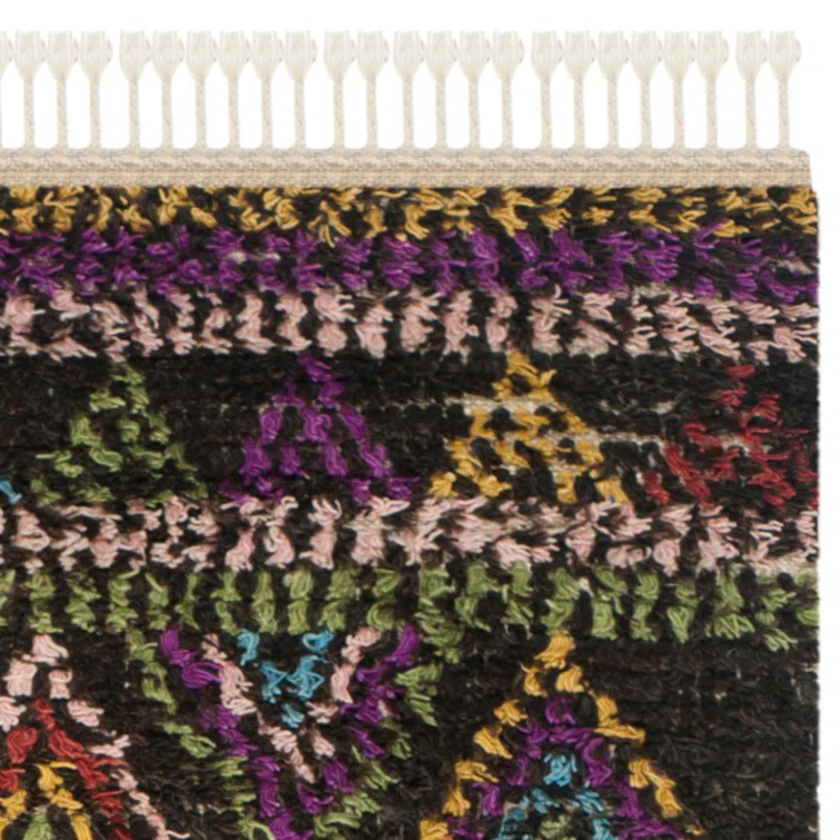 Raeleigh Hand Knotted 80% Wool, 20% Cotton Southwestern Rug