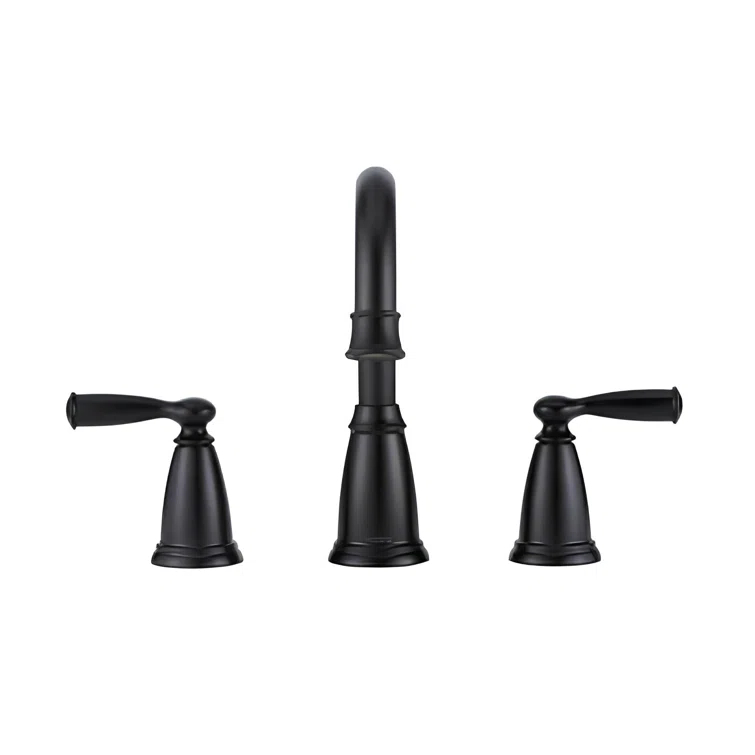 Moen Banbury 8 In. Widespread Double Handle High-Arc Bathroom Faucet In Mediterranean (Valve Included)