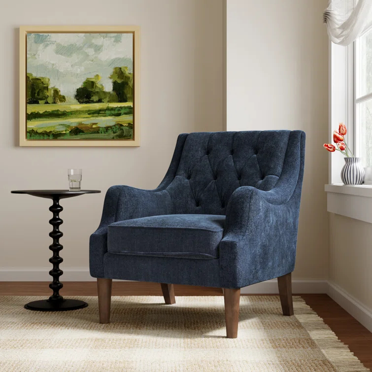 Anatonia 29.25" Wide Tufted Wingback Chair