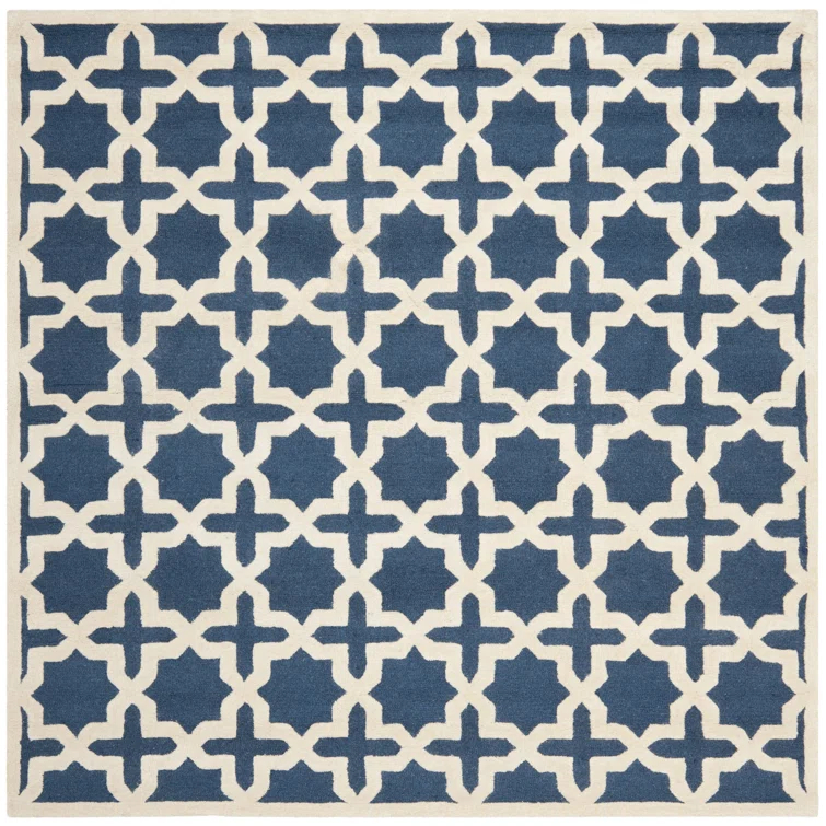 Igna Hand Tufted Wool Geometric Rug