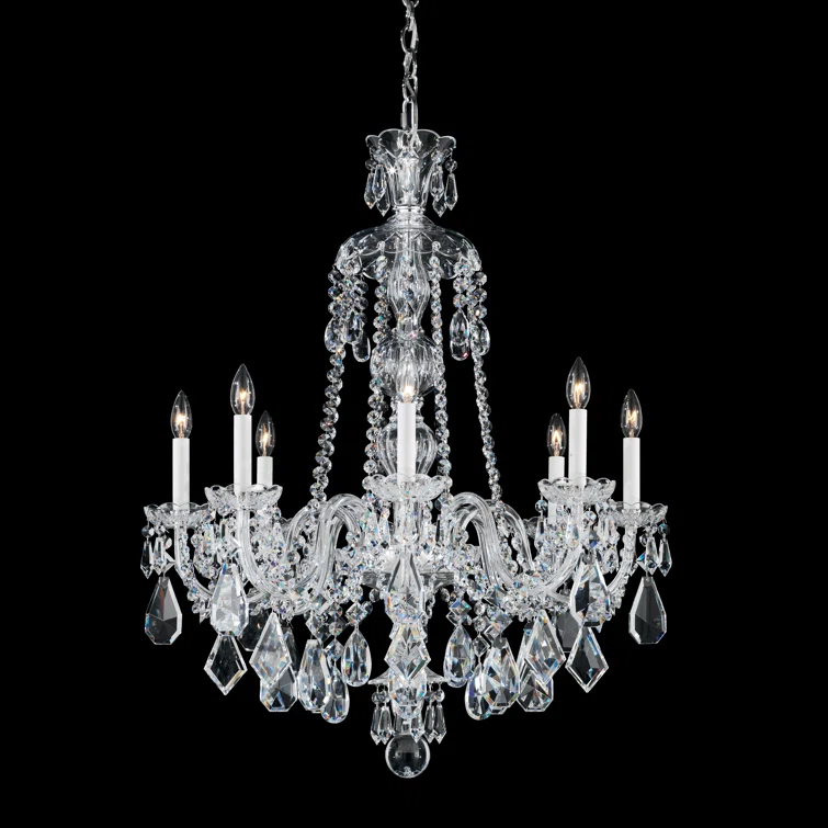 Hamilton 8 - Light Glass Classic / Traditional Chandelier