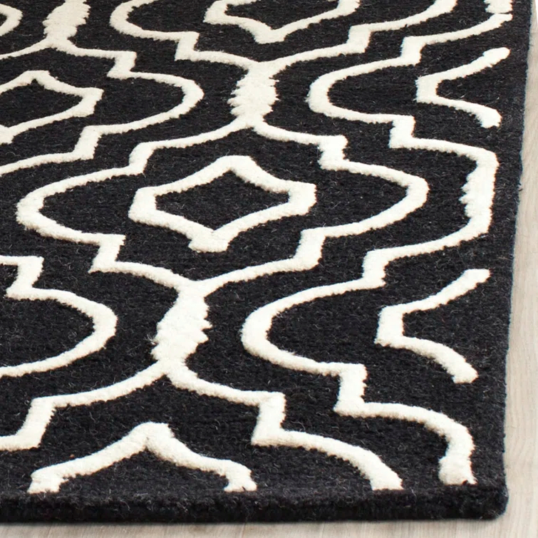 Cannen Hand Tufted Wool Geometric Rug
