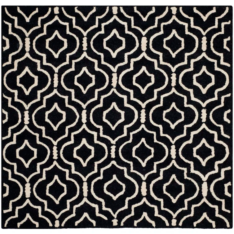 Cannen Hand Tufted Wool Geometric Rug