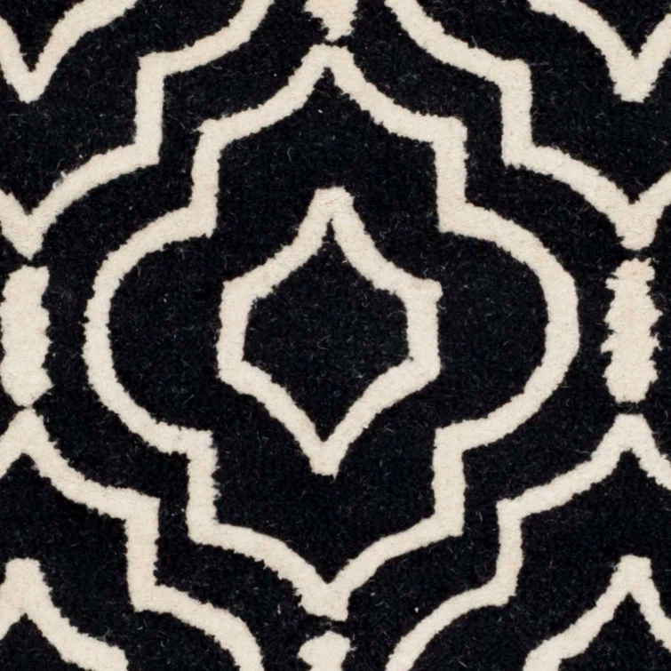 Cannen Hand Tufted Wool Geometric Rug
