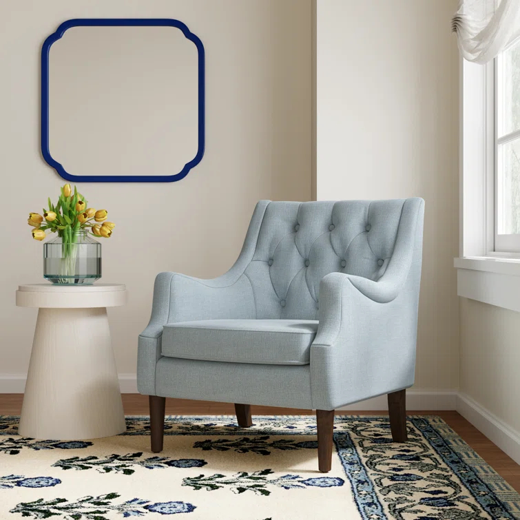 Anatonia 29.25" Wide Tufted Wingback Chair