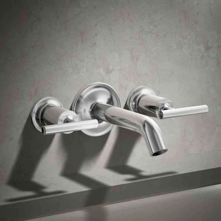Purist® Deck- or Wall-Mount High-Flow Bath Trim with Lever Handles