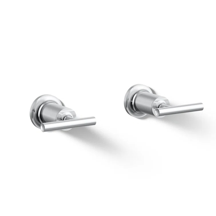 Purist® Deck- or Wall-Mount High-Flow Bath Trim with Lever Handles